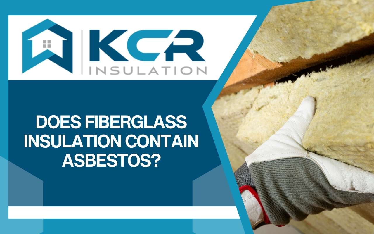 Professional conducting asbestos testing on insulation