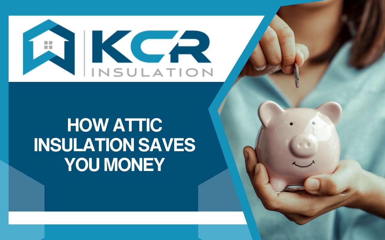 Well-insulated attic contributing to better home energy performance