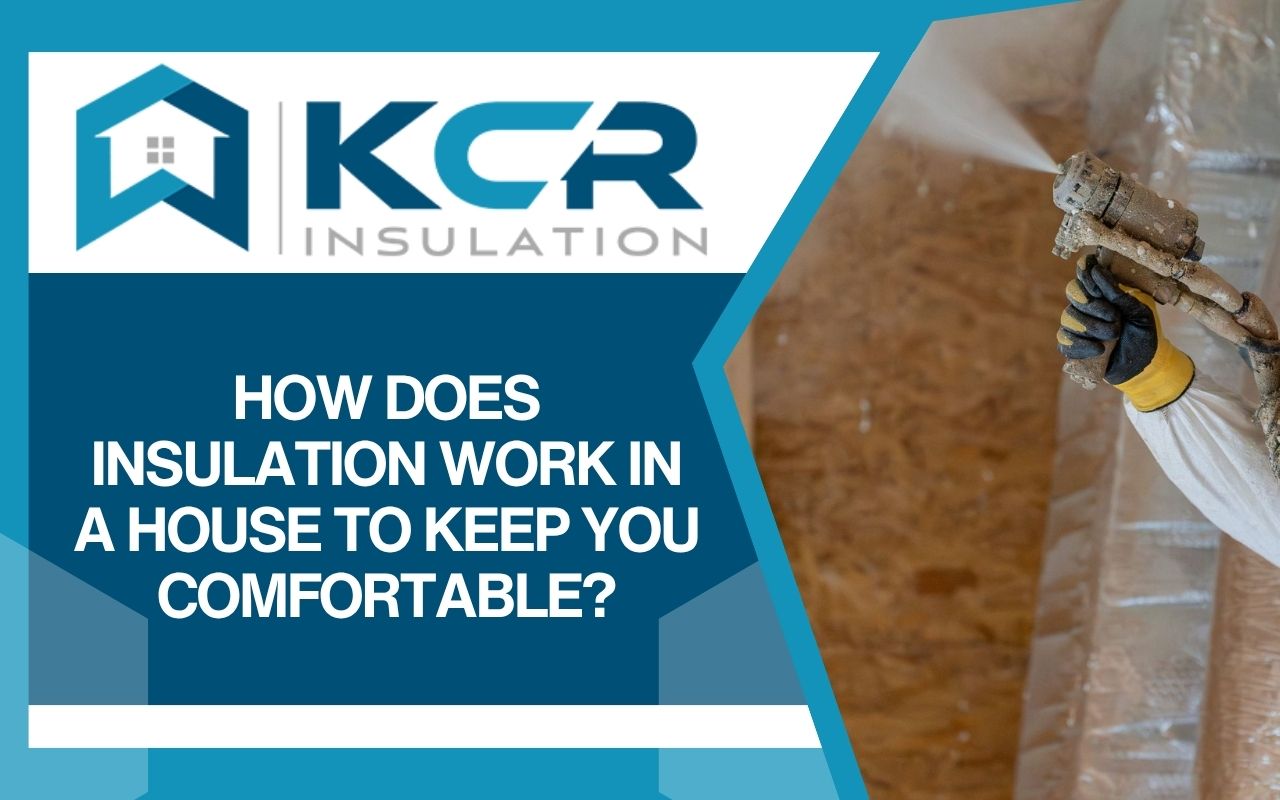 Spray foam insulation used for energy-efficient home