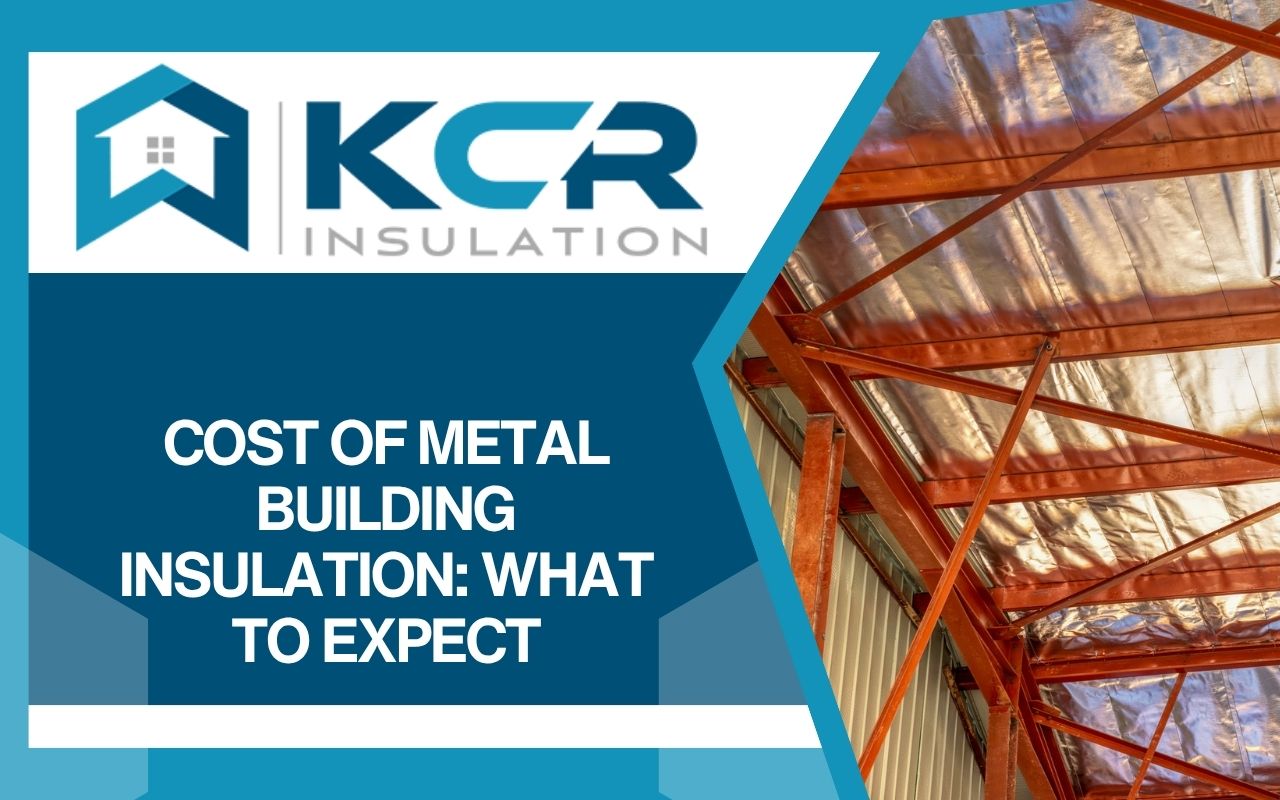 Homeowner reviewing insulation cost guide for metal building